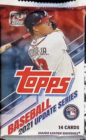 2021 Topps Baseball Update Series Baseball Card BLASTER BOX PACK Sports Cards MLB Trading Cards