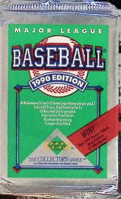 1990 Upper Deck  Collector's Series Vintage Baseball Card Retail Box Pack- MLB Sports Trading Card