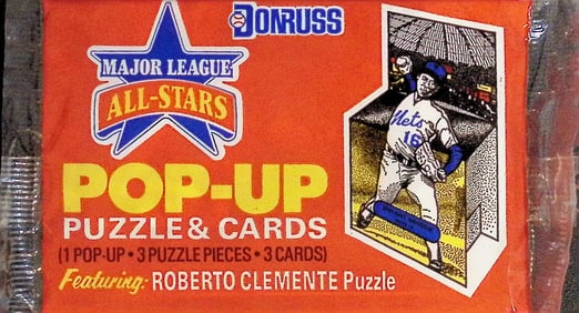 1987 Donruss Leaf Major League All-Stars Pop UP Insert Cello Pack