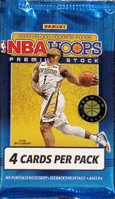 2019-20 Panini NBA Hoops Premium Stock Blaster Box Pack - RC's: Zion Williamson & Ja Morant