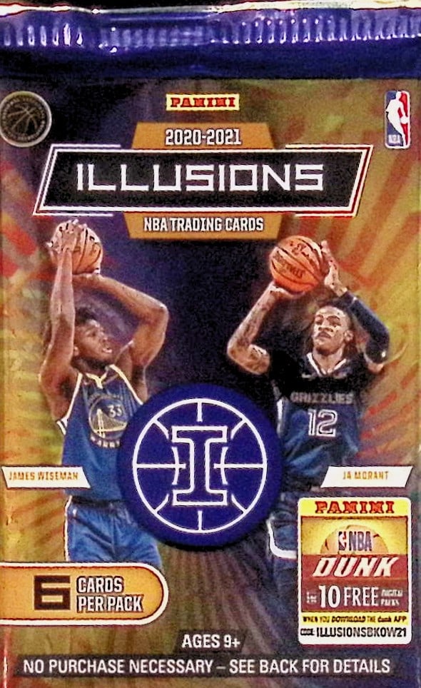2019-20 Panini Illusions Basketball Cards MEGA BOX PACK Sports Cards (1 of 1)