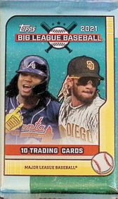 2021 Topps Big League Baseball Blaster Box Pack