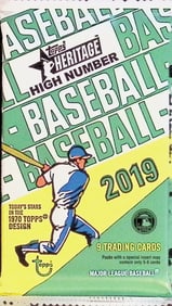 2019 Topps Heritage High Number Baseball Mega Box Pack - MLB Sports Cards