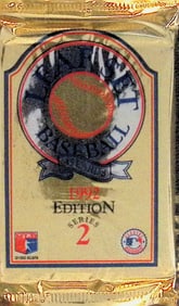 1992 Edition Leaf Set Series 2 Baseball Retail Box Wax Pack