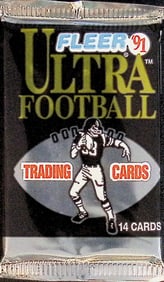 1992 Fleer Ultra Vintage Football Cards Retail Box Pack Sports Cards Rookie Cards