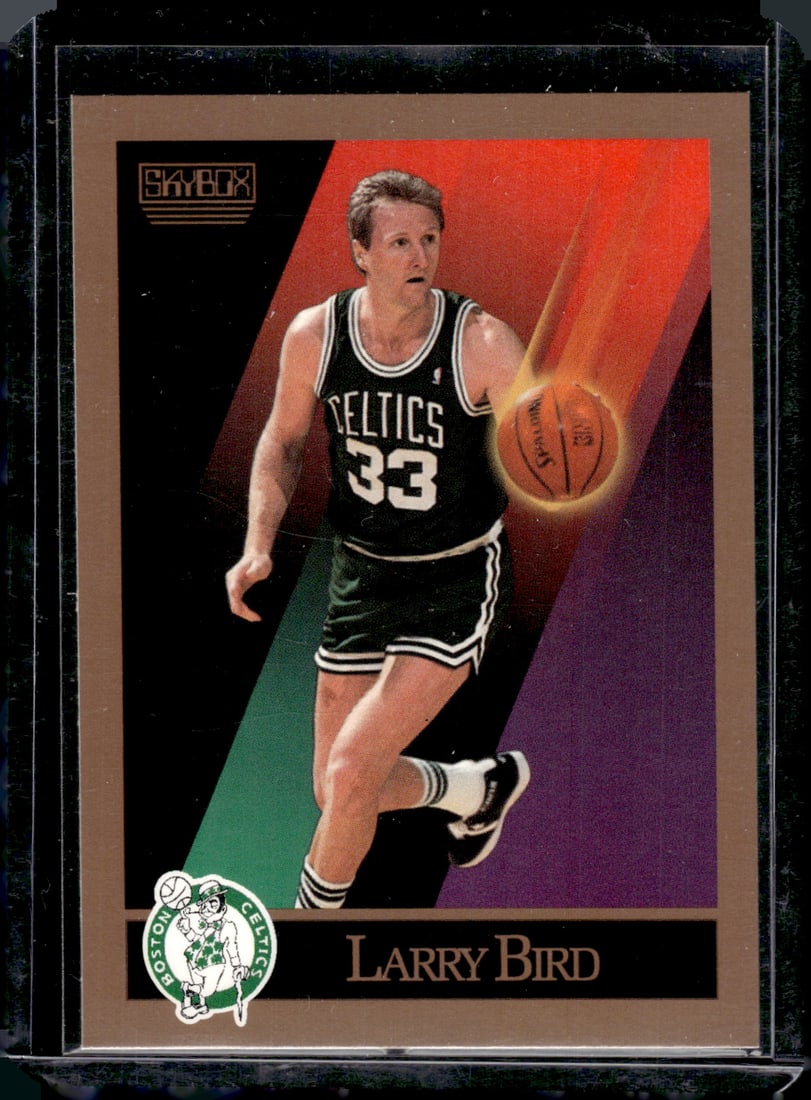 Larry Bird 1990-91 Skybox #14 Boston Celtics (1 of 2)