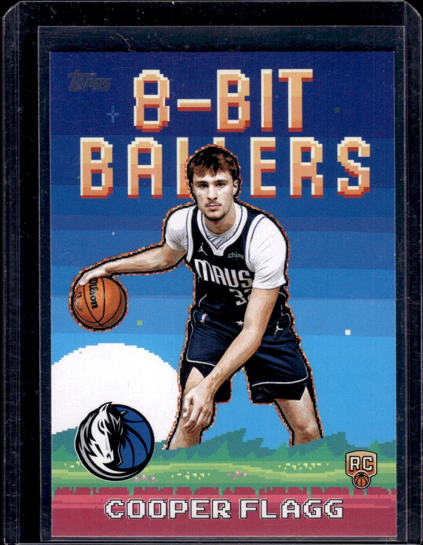 Cooper Flagg Rookie Card 8-Bit Ballers 2025-26 Topps #8B-31 Dallas Mavericks (1 of 2)