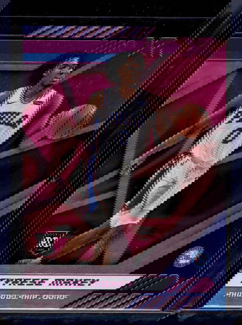 Tyrese Maxey Rookie Card Pink 2020-21 Chronicles Xr #271 Philadelphia 76ers (1 of 2)