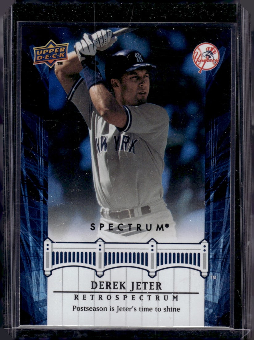 Derek Jeter Retrospectrum 2008 Upper Deck #DJ57 New York Yankees (1 of 2)