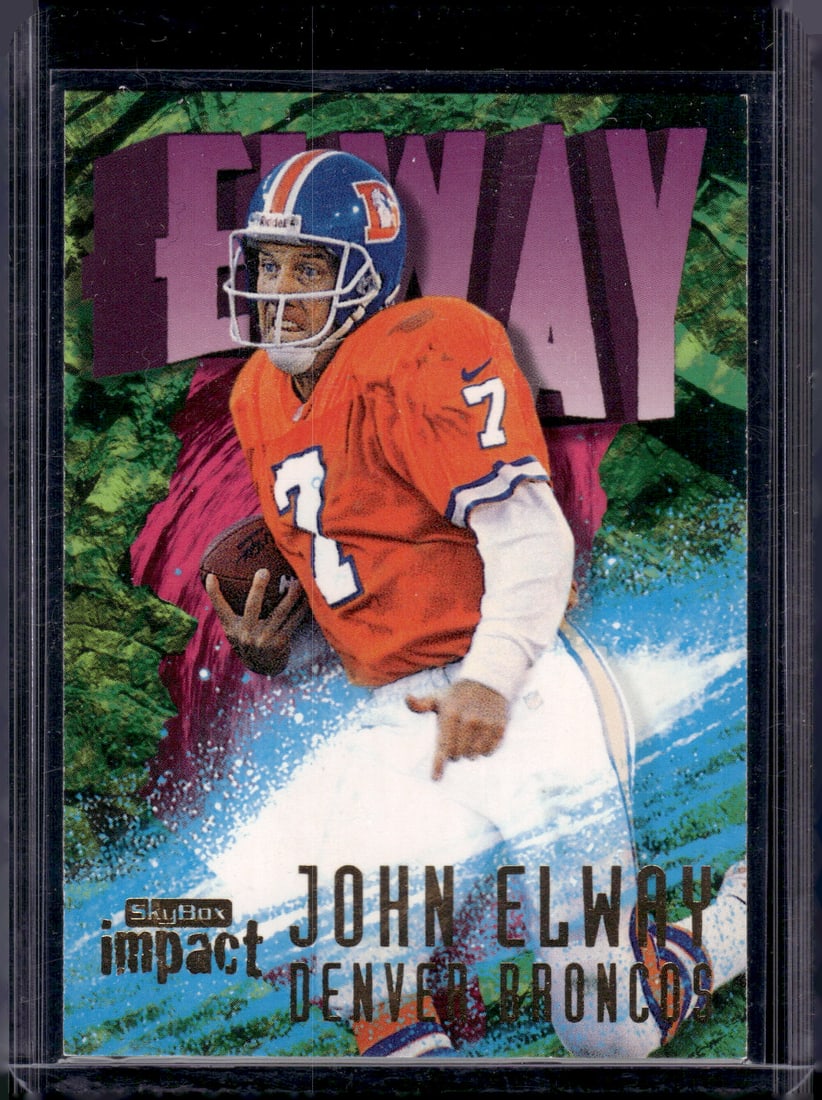 John Elway 1997 Skybox Impact #7 Denver Broncos (1 of 2)