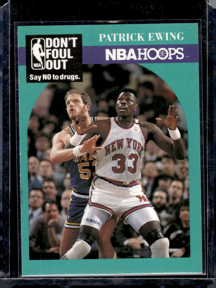 Patrick Ewing 1990-91 NBA Hoops Say No to Drugs #388 New York Knicks (1 of 2)