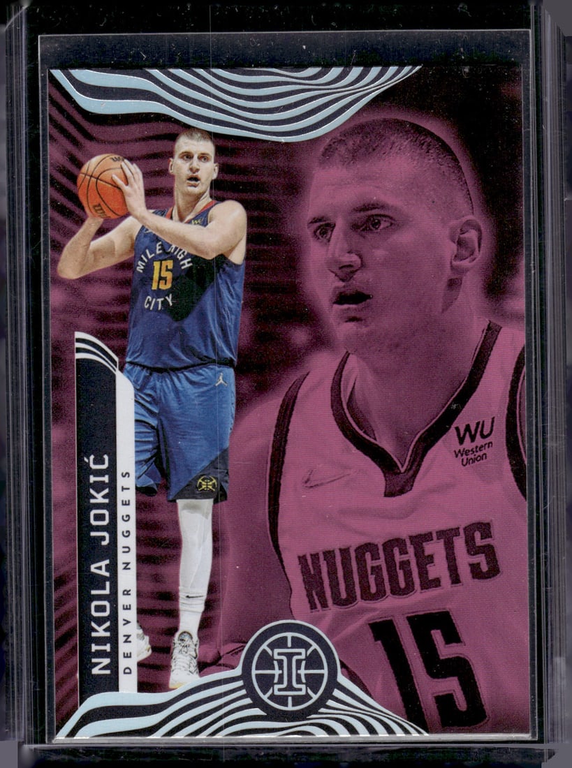 Nikola Jokic Pink 2021-22 Illusions #21 Denver Nuggets (1 of 2)