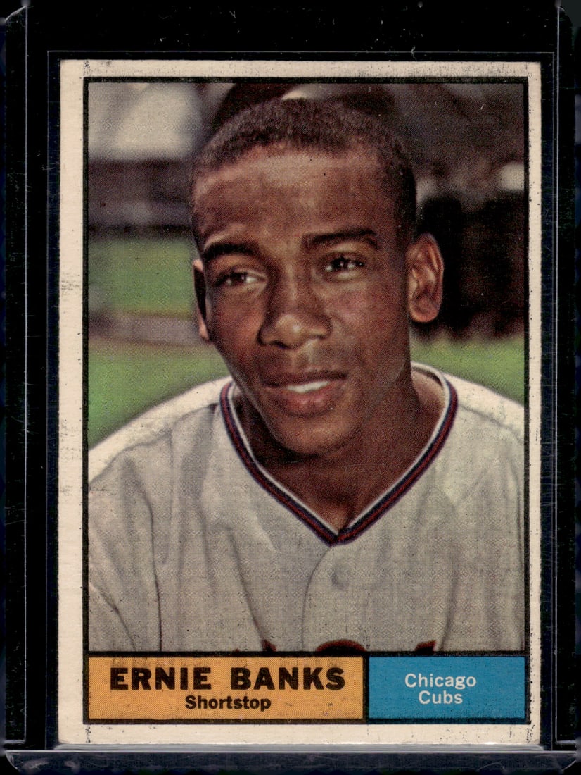 Ernie Banks 1961 Topps #350 Surface Has Some Marks See Pics (1 of 2)