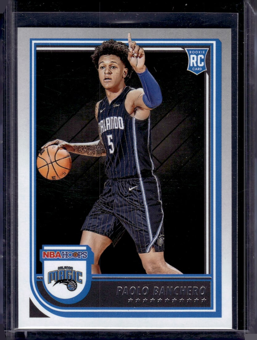 Paolo Banchero Rookie Card 2022-23 NBA Hoops #231 Orlando Magic (1 of 2)