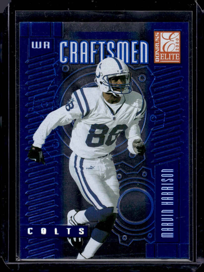 Marvin Harrison Craftsmen /2500 2000 Donruss Elite #C-34 Colts (1 of 2)