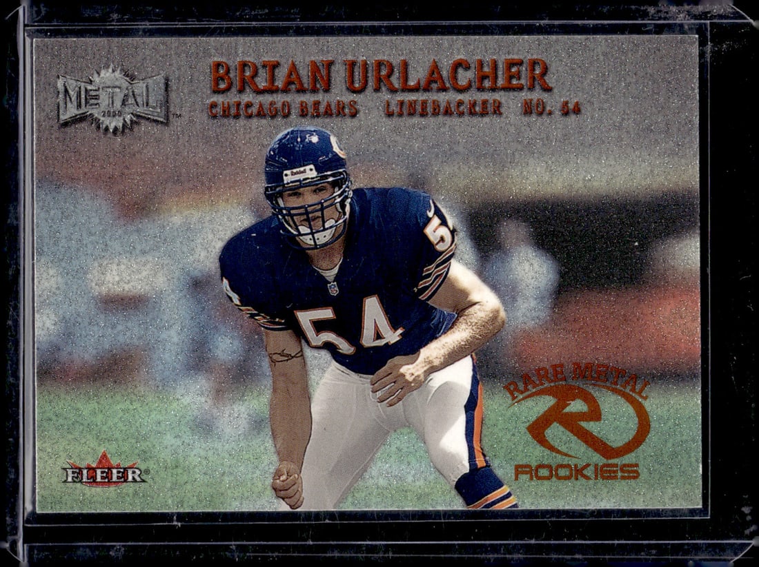 Brian Urlacher Rare Metal Rookies 2000 Fleer Metal #274 Chicago Bears (1 of 2)