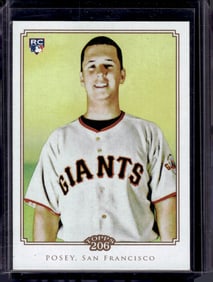 Buster Posey Rookie Card 2010 Topps 206 #193 San Francisco Giants