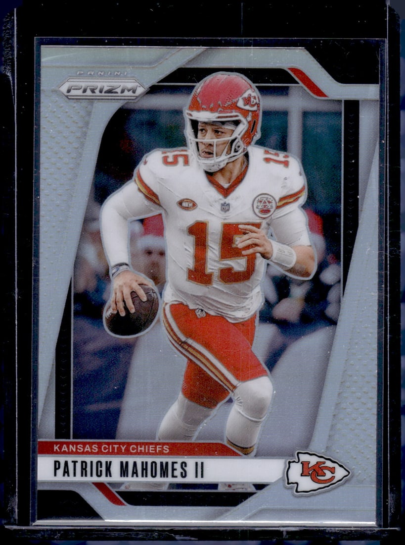Patrick Mahomes Silver Prizm 2024 Panini Prizm #138 Kansas City Chiefs (1 of 2)
