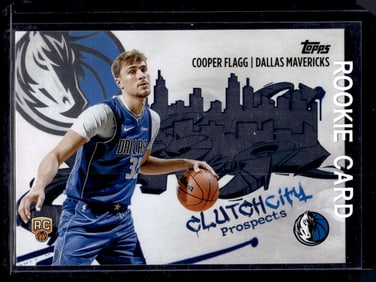 Cooper Flagg Rookie Card Clutch City Prospects 2025-26 Topps #CC-1 Dallas Mavericks
