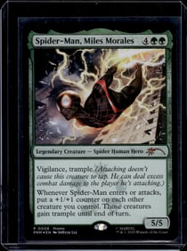 Magic The Gathering Spider-Man Miles Morales Foil Promo Card 0008