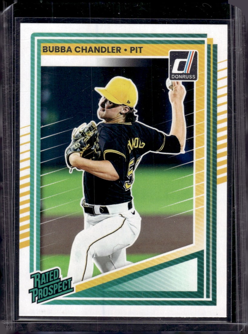 Bubba Chandler Rated Prospect 2025 Donruss #193 Pittsburgh Pirates (1 of 2)