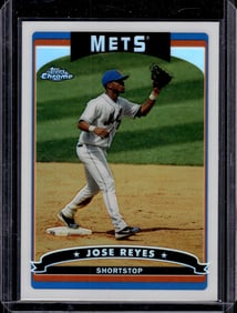 Jose Reyes Refractor 2006 Topps Chrome #101 New York Mets