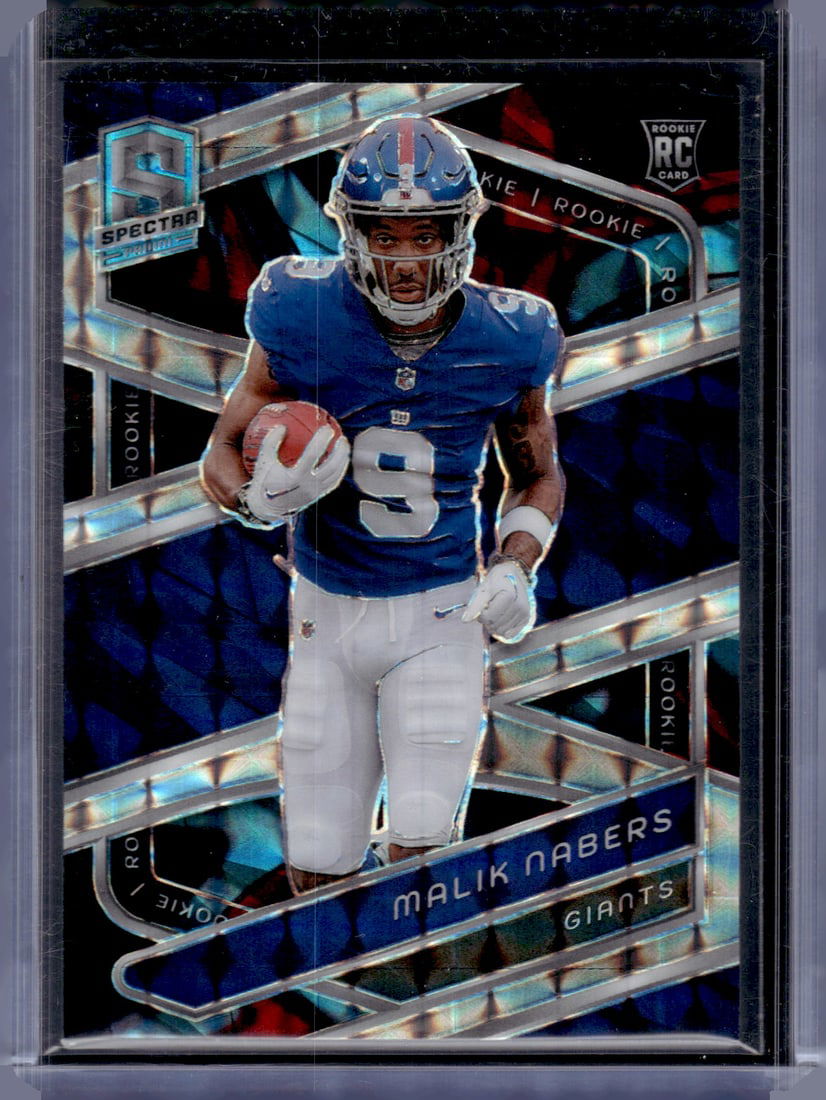 Malik Nabers Rookie Card Interstellar /60 2024 Spectra #118 New York Giants (1 of 2)