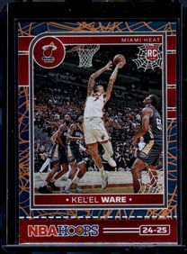 Kel'El Ware Rookie Card Web Foil SP 2024-25 Haunted Hoops #231 Miami Heat