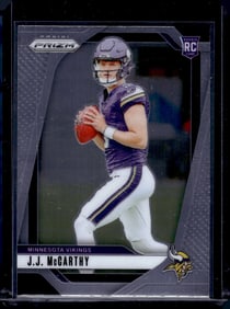 JJ McCarthy Rookie Card 2024 Panini Prizm #400 Minnesota Vikings