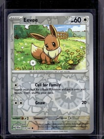 2024 Pokemon Stellar Crown Eevee Reverse Holo #113