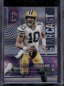 Jordan Love Starcast Acetate 2024 Topps Signature Class #SC-1 Green Bay Packers