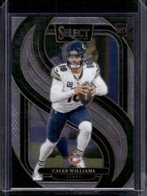 Caleb Williams Rookie Card Premier Level 2024 Select #114 Chicago Bears