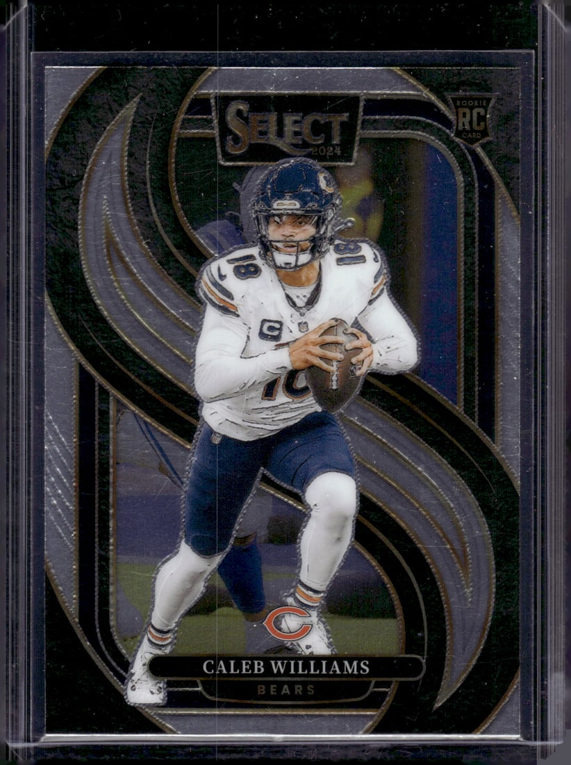 Caleb Williams Rookie Card Premier Level 2024 Select #114 Chicago Bears (1 of 2)