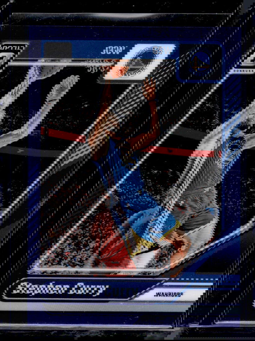 Stephen Curry Purple Prizm 2024-25 Donruss Optic #155 Golden State Warriors (1 of 2)