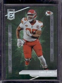 Chris Jones Status Green /95 2024 Donruss Elite #59 Chiefs