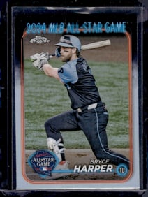 Bryce Harper All Star Game Refractor 2024 Topps Chrome #ASGC-11 Phillies