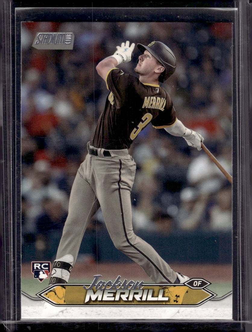 Jackson Merrill Rookie Card 2024 Topps Stadium Club #50 San Diego Padres (1 of 2)