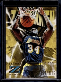 Shaquille O'Neal Z Force 1997 Skybox #187 Los Angeles Lakers