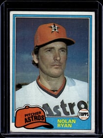 Nolan Ryan 1981 Topps #240 Houston Astros