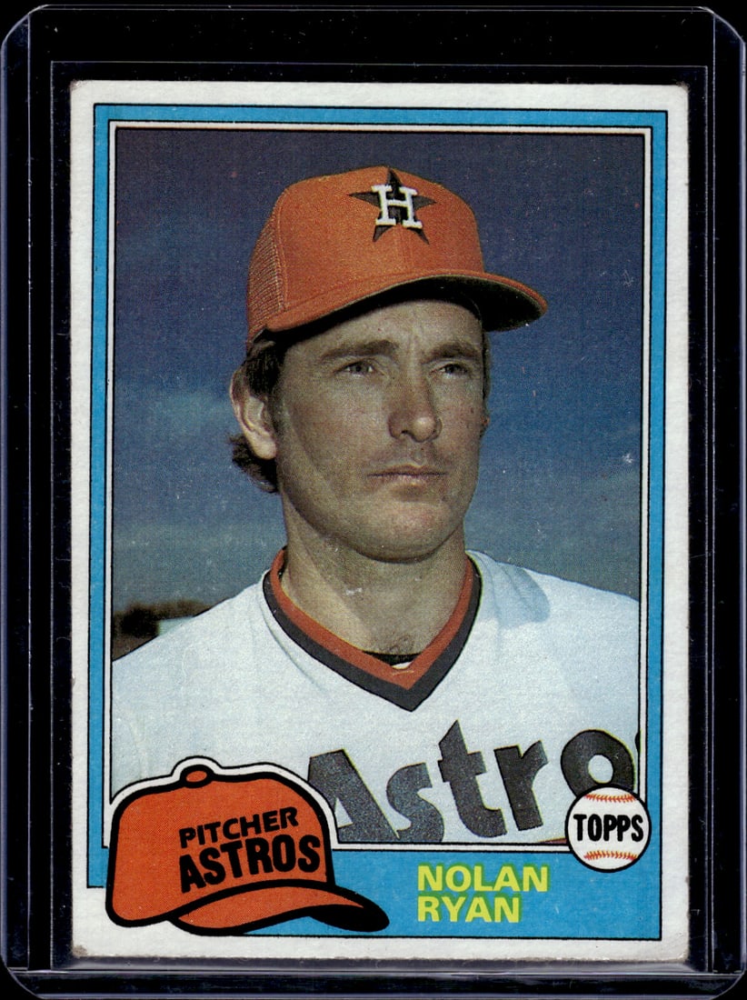Nolan Ryan 1981 Topps #240 Houston Astros (1 of 2)