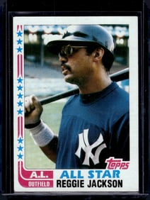Reggie Jackson 1982 Topps #551 New York Yankees