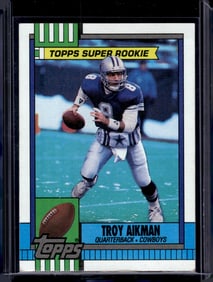 Troy Aikman Super Rookie 1990 Topps #482 Dallas Cowboys