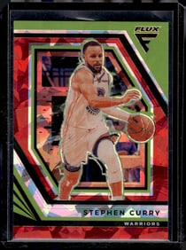Stephen Curry Red Ice 2022-23 Panini Flux #147 Golden State Warriors