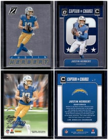 Lot of 2 Justin Herbert Insert Football Cards. See Pictures. Los Angeles Chargers