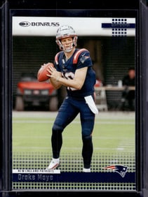 Drake Maye Rookie Card Retro 2024 Donruss #21 New England Patriots
