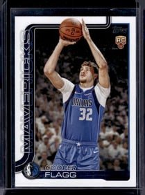 Cooper Flagg Rookie Card 2025-26 Topps #201 Dallas Mavericks