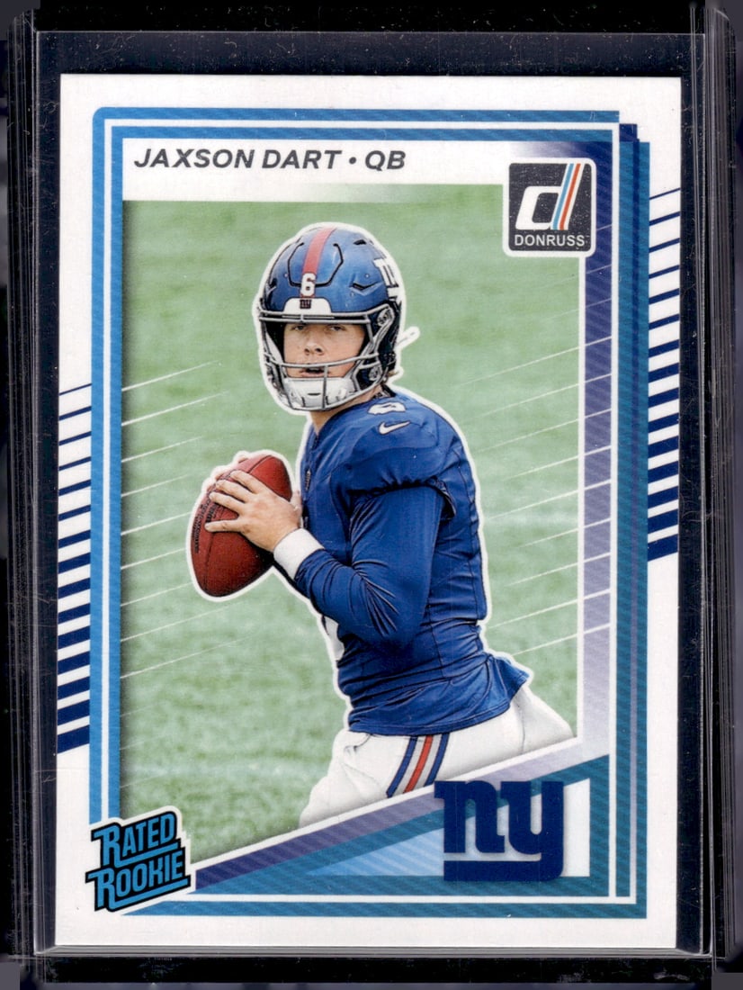 Jaxson Dart Rookie Card 2025 Donruss #400 New York Giants (1 of 2)