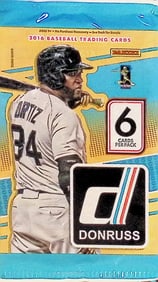 2016 Donruss Baseball Retail Box Pack - MLB Sports Trading Cards