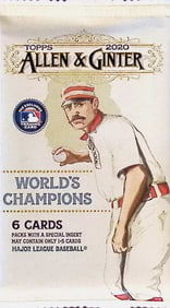 2020 Topps Allen & Ginter BLASTER BOX PACK MLB Trading Cards