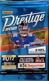 2021 Panini Prestige Football BLASTER BOX PACK